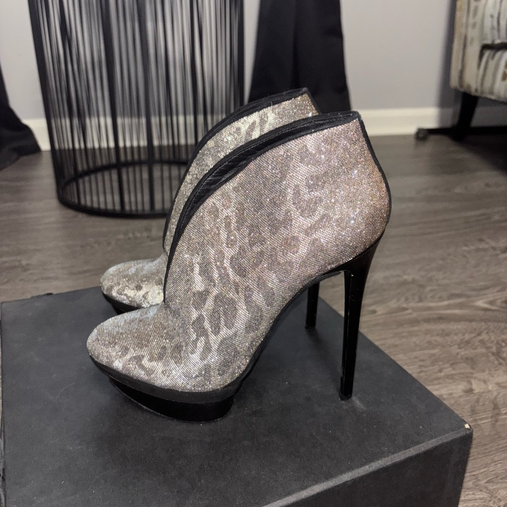 Brian Atwood Glitter Heels size 8